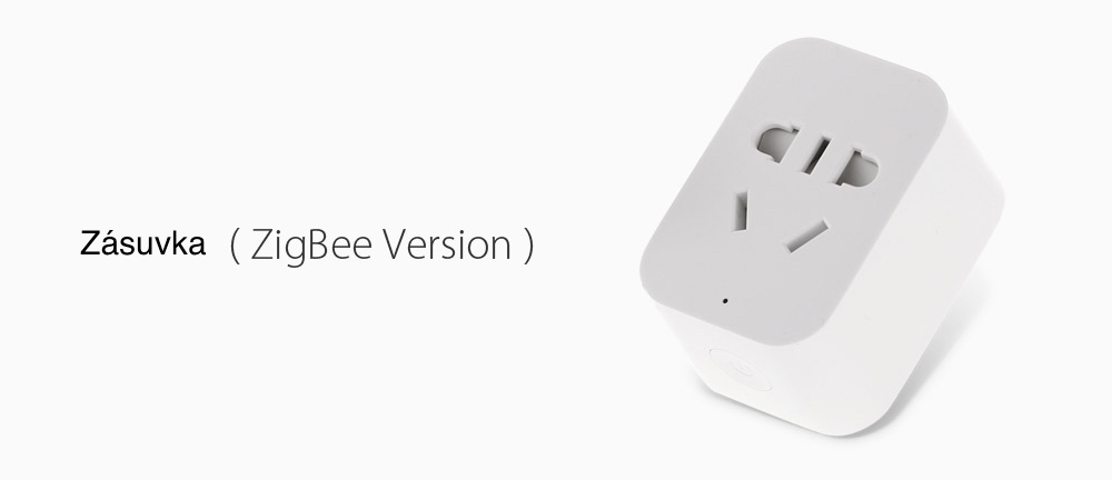 Xiaomi Smart Socket Plug Zigbee - Chytrá zásuvka hub gate brána wifi vzdálené ovládání istage xiaomimarket  sleva